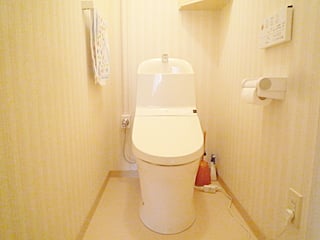 トイレ　リフォーム　一体型　TOTO GG800　札幌市　手稲区